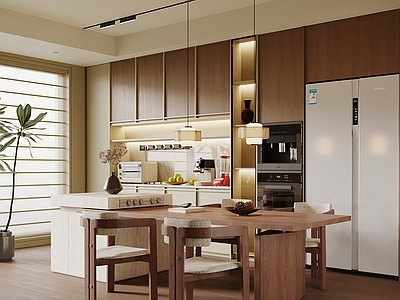 奶油风家居餐厅