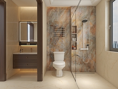 现代轻奢卫生间