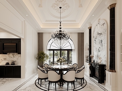 法式别墅餐厅 法式别墅餐厅