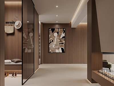 现代简约玄关