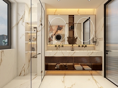现代轻奢卫生间