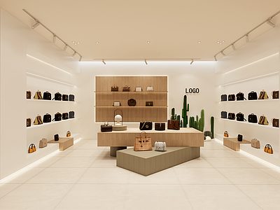 现代直播间 鞋包直播间 直播空间 包包直播间