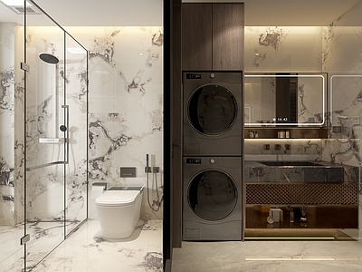 现代轻奢卫生间