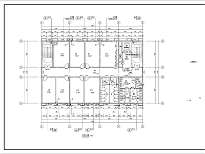 办公楼建筑 办公楼 平立剖 建筑 施工图