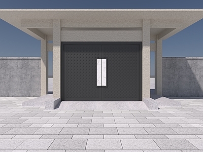 新中式大门 别墅大门 精雕别墅大门 庭院门 铝艺庭院门