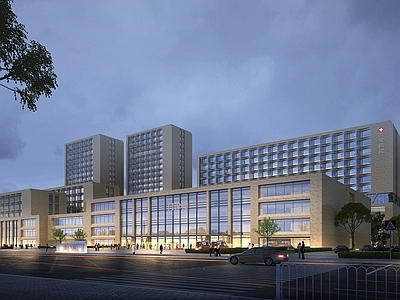 现代主义其他公共建筑 现代医院