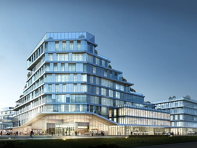 现代主义产业园办公楼