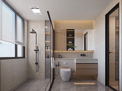 现代简约卫生间