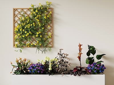 现代简约垂直绿化