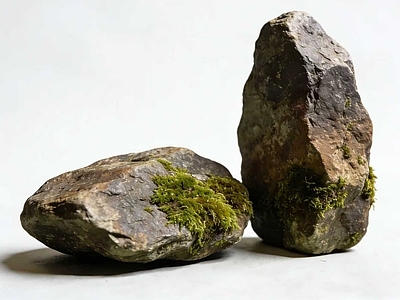 侘寂景观石 景石 自然石 老山石 摆件 景观小品