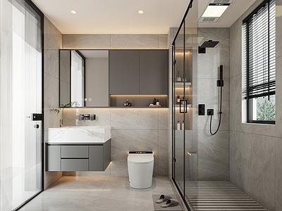 现代简约卫生间