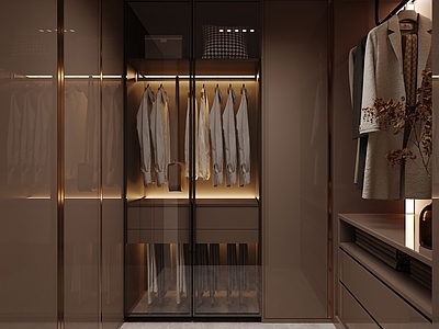 意式极简衣帽间