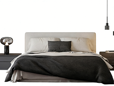 极简双人床 双人床