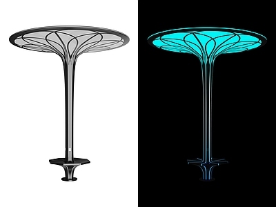 未来主义庭院灯 智慧路灯 景观灯广场灯 智慧座椅景观座椅