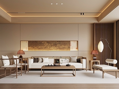 新中式宋式客厅