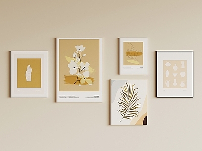 奶油风卧室挂画