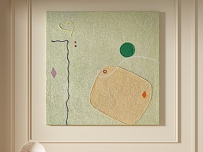 奶油风抽象挂画 奶油风抽象挂画