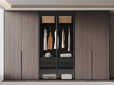 极简衣帽间 衣柜