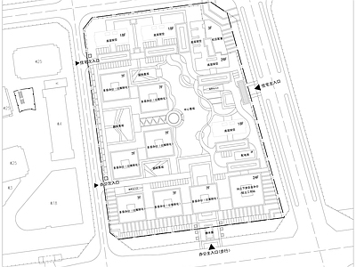 公寓建筑 多层公寓 高层公园 公寓楼 商用公寓 办公楼 施工图