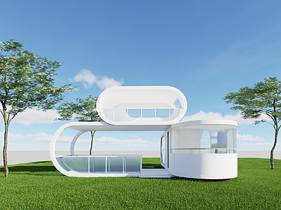 现代其他商业建筑 集装箱 小商业 太空舱