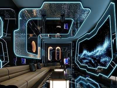赛博朋克KTV