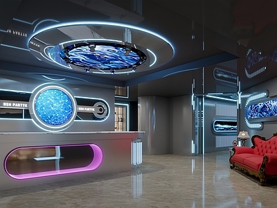 赛博朋克KTV