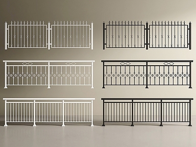 现代简约围栏护栏 护栏 栏杆 围栏 阳台栏杆 防护栏