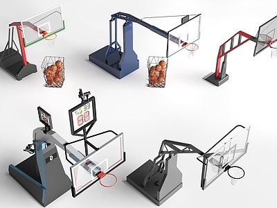 现代简约球类器材 篮球架 篮球框