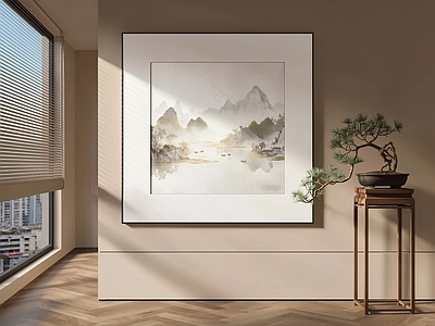 新中式山水画 新中式山水挂画