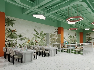 现代童趣风宠物店