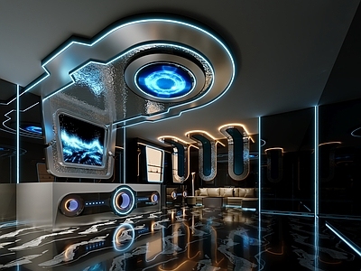 赛博朋克KTV