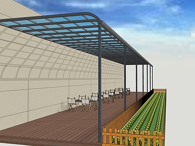 现代简约雨棚 铝合金露台棚