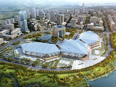 现代主义会展中心 西宁会展中心 现代会展中心