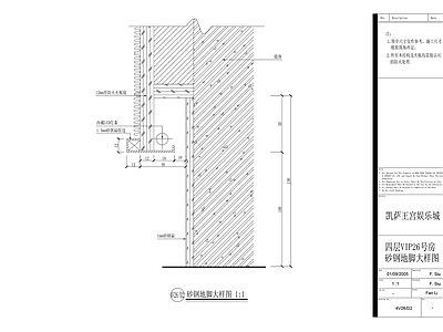 综合家具节点 地脚大样 施工图