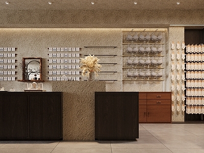 奶油风其他商业空间 中古风饰品店 饰品店