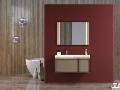 现代简约卫生间 浴室柜