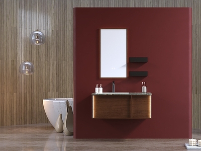 现代简约卫生间 浴室柜