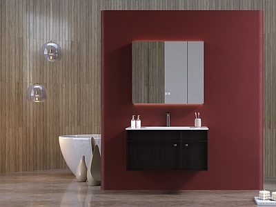 现代简约卫生间 浴室柜