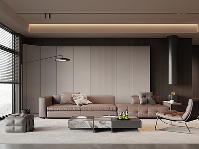极简家居客厅