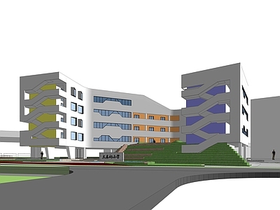 现代主义小学 中小学建筑