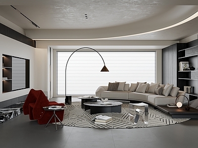 现代简约家居客厅