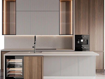 现代简约开放式厨房