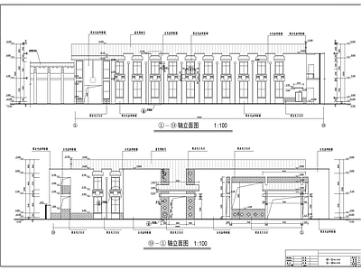 新中式产业园建筑 综合楼 施工图