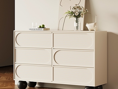 奶油风斗柜 现代奶油风玄关柜  现代奶油风斗柜