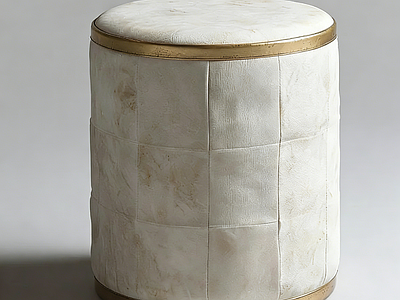 奶油风沙发凳 沙发凳