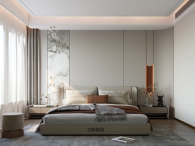 现代简约主卧