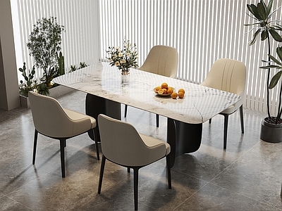 现代简约餐桌椅