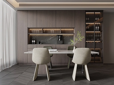 现代简约家居餐厅