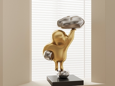 现代简约雕塑摆件