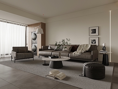 现代简约家居客厅